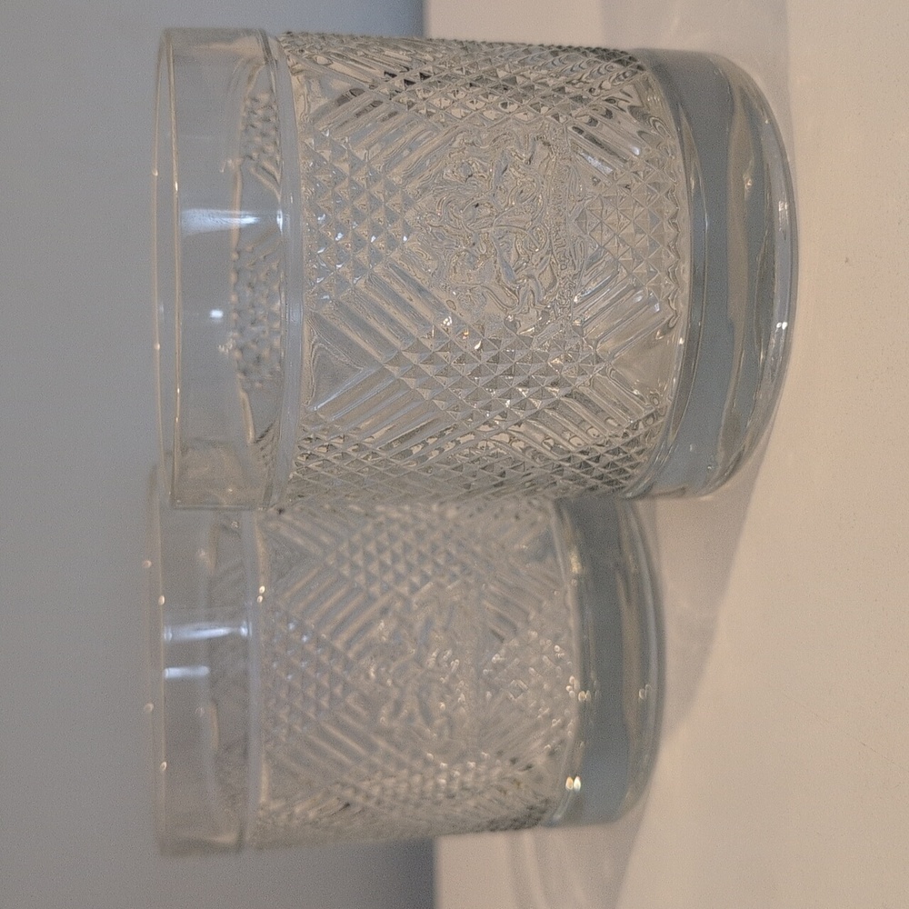Ralph Lauren Crystal Safari Double Old Fashion Glasses Set Of Two Style 2392212